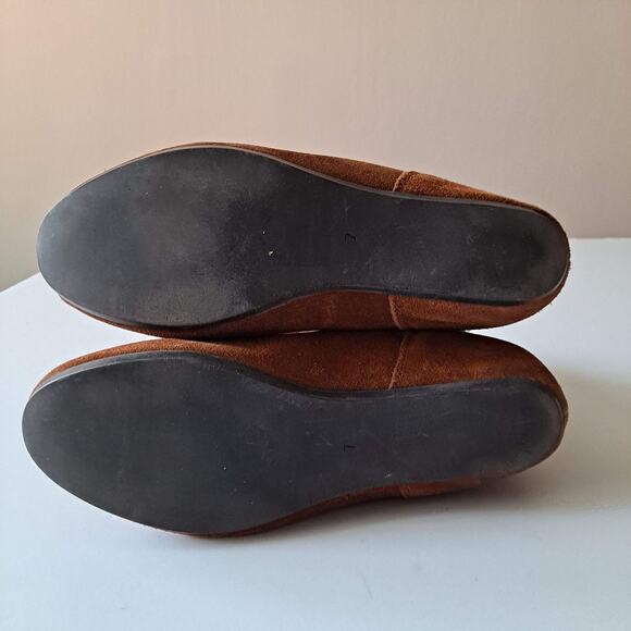 Steve Madden Women's Dark Cinnamon Suede Slouchy Ankle Boots - Size 7 - Picture 12 of 12